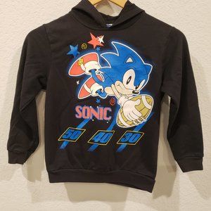 Sonic the Hedgehog Thin Pullover Hoodie Size Boys 6/7